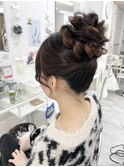お団子アップスタイル