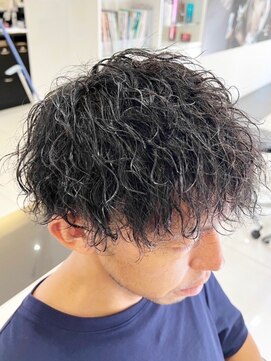デザイニングヘアードゥ(designing hair Deux) メンズツイストスパイラルパーマ　【メンズ/メンズパーマ】