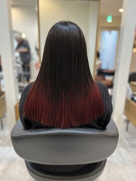 エリス ウメダ(Eliss umeda) グラデーションカラー×レッド！