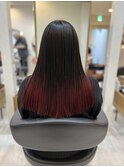 グラデーションカラー×レッド!
