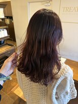 トリート 南行徳本店(TREAT) モーブピンク×ナチュラルレイヤー