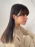 【パサツキ・広がり毛ケア】 カット＋透明感カラー＋SHISEIDOトリートメント 