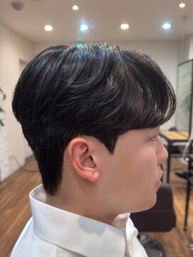 ノラキチジョウジ(NORA KICHIJOJI) センターパート韓国マッシュダウンパーマカルマパーマメンズ学割