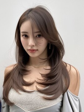 ライズ ネックス ザ サロン 渋谷(LIZE nex the salon) ロングレイヤー#レイヤーカット#韓国ヘア#渋谷駅#韓国レイヤー