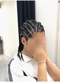 コーンロウ/心斎橋ヘアセット