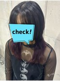 #カット#インナーカラー#ウルフカット
