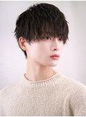 爽やかラウンドマッシュ【緩め無造作パーマ】