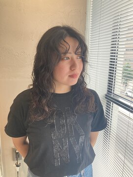 シアン 大須店(CYAN.) 癖毛を馴染ませるロングウェーブパーマ！