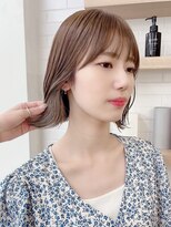 ネオリーブ クーロ(Neolive curro) インナーベージュ×ブリーチありのデザインカラー