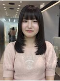 オリーブグレー/韓国風巻き/レイヤーカット/マロンベージュ/横浜