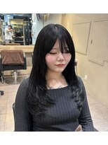 ラピス 横浜(Lapis)&nbsp;ミルクティーベージュシールエクブリーチカラーレイヤーカット