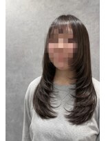 トゥルース 千葉店(TRUTH)&nbsp;レイヤーカット×アッシュブラウン