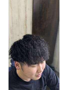 ヘアリゾート エーアイ 浅草ROX店(hair resort Ai) メンズカット+刈り上げ+ツイストスパイラルパーマ