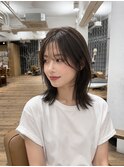 レイヤーカット/くびれミディ/レイヤー/髪質改善/韓国/金沢文庫