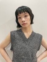 ヘアーアンドファッションシオミエイチ (hair&fashion shiomi H) フェイスレイヤーボブ