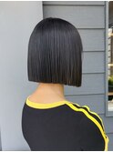 切りっぱなしボブ