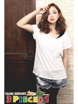 スリーピース 川越店(3piece) 超人気メニュー！リピート率90%！髪ちりょう＋カラー！