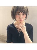 アリスバイアフロート丸みのあるひし形小顔ショート無造作カール