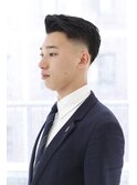 【１分でキマる七三フェード×ビジネススタイル】