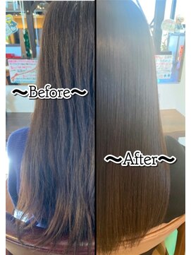 ピースリーヘア バイ カーサ(peathree.hair by CASA) 高濃度水素トリートメント×セミロング