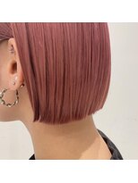 エイミー 布施店(eimee)&nbsp;切りっぱなし小顔ショートピンクベージュ[布施駅/布施西北口]