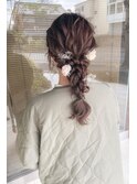 編みおろし着物振袖袴ヘアアレンジ奈良大和八木