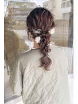 ヘアメイク シュシュ(Hair make chou chou) 編みおろし着物振袖袴ヘアアレンジ奈良大和八木