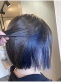 ミニボブ×インナーカラー