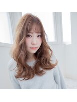 ナチュラル 博多店(Natural) ☆フェザーバング×オレンジベージュ★-博多店-