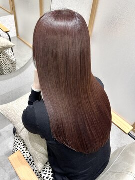 ジーナ 本八幡(Zina) 髪質改善＊くびレイヤーピンクベージュ＊美髪【Zina本八幡】