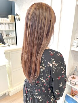 キャアリー(Caary) 福山市美容室Caary人気イルミナカラー柔らかブラウンベージュ