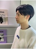 メンズセンターパートスタイル