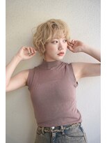 ブゾン(buZon)&nbsp;【buZonブゾン】　ハイトーン×マッシュショート