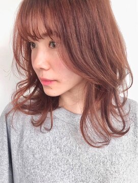 マイレ(maile) 【maile】ブリーチなし/オレンジブラウン/ミディアムレイヤー