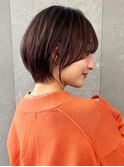 大人美人ショートボブ×小顔顔周り×グレーベージュ/横浜