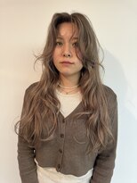 ネルケ(nelke) ロングヘア×くすみカラー_髪質改善トリートメント_韓国