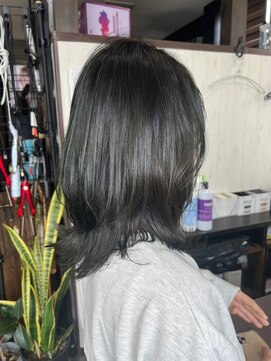 ヘアー リードレス(hair Re:dress) 大人かわいい☆20代30代40代☆小顔ネオウルフ☆グレージュ