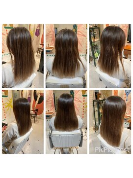 ハロー 三軒茶屋(hair Hello) セミロングストレート