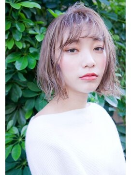 ロイド(Lloyd) 【Lloyd】大宮 エフォートレスボブ×透けちゃうグレージュ