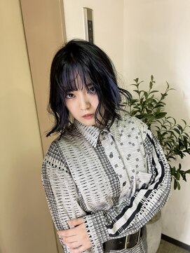 イコ(.ico) ブラック×ブルーグレー