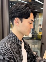 ベリーショート/ダークアッシュ/ニュアンスパーマ/韓国マッシュ