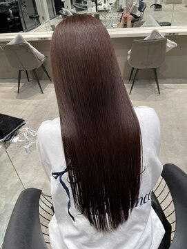 ロンドローズ 名古屋(Lond damaskRose) 顔周り ダブルカラー 名駅 ブリーチ 髪質改善 ボブ 韓国 727