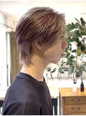 【kanta】センターパートウルフ デザインカラー
