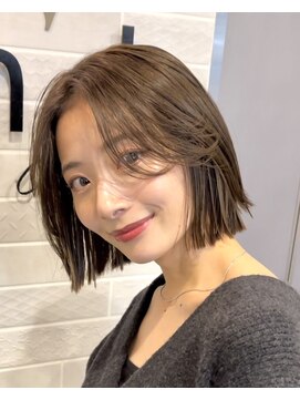 サンド クリア 横浜本店(sand clear) 大人かわいいぱつっとボブ