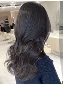 レイヤー/韓国ヘア/グレージュ/メルティカラー