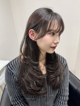 クレム 博多駅店(ChLem) 顔まわりレイヤー 艶カラー 暗髪 韓国風 髪質改善 福岡美容室