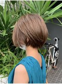 前髪長めショート