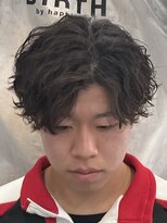 バース バイ ハピネス(BIRTH by happiness)&nbsp;ツイストスパイラルパーマツイストパーマメンズマッシュパーマ