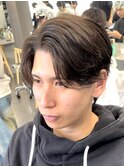 渋谷フェザーパーマニュアンスパーマ毛流れセンターパート