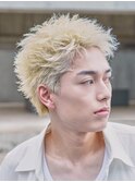 ブロンドスパイキーショート金髪ベリーショート短髪fifth原宿